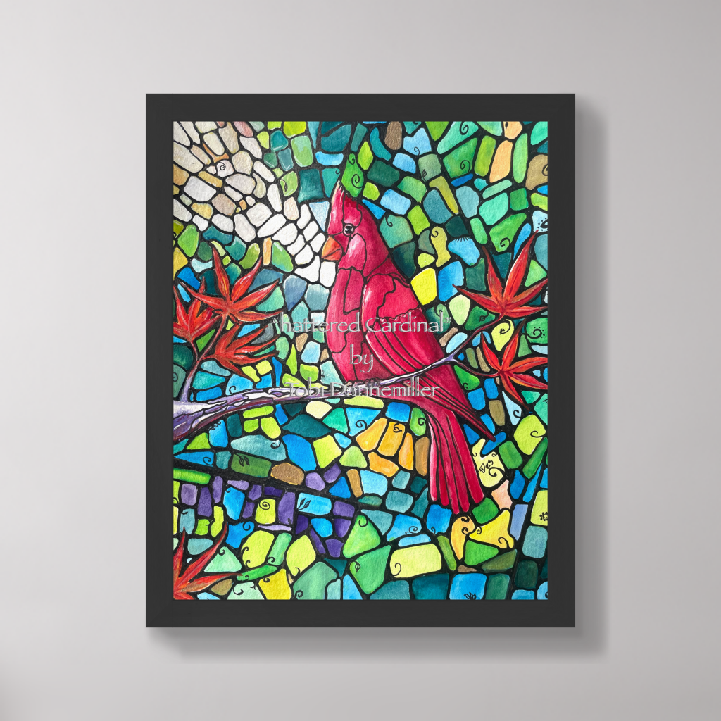 “Shattered Cardinal” (Sold)